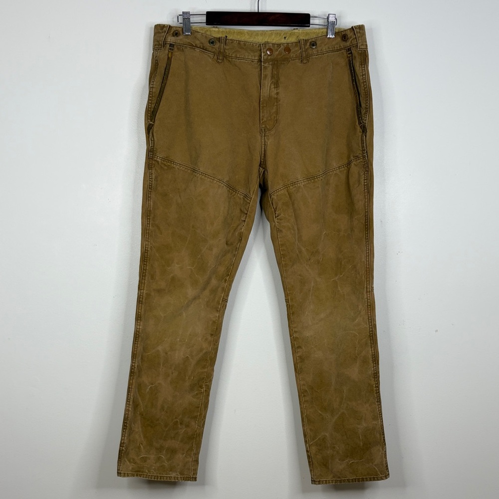 Vintage Polo Ralph Lauren Pants Men 38 x 30 Brown Cotton Hunting Slim Fit Rugged